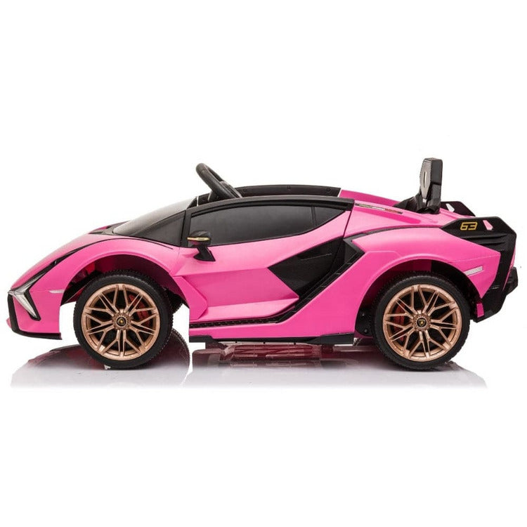 Lamborghini Sian 12V Ride On Car - Pink