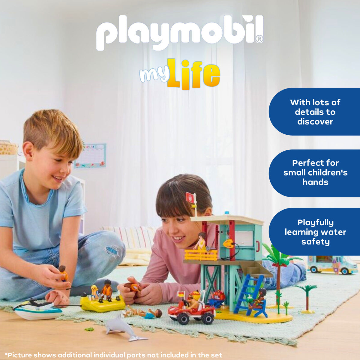 Lifeguard Tower with Beach Buggy Playset