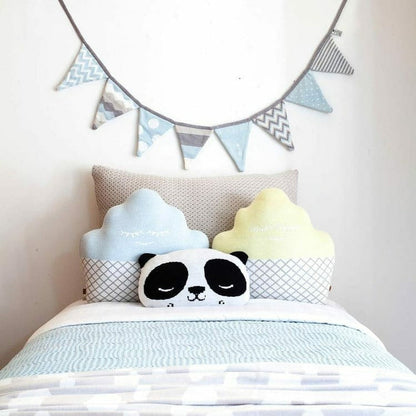 Light Blue Cupcake Pillow