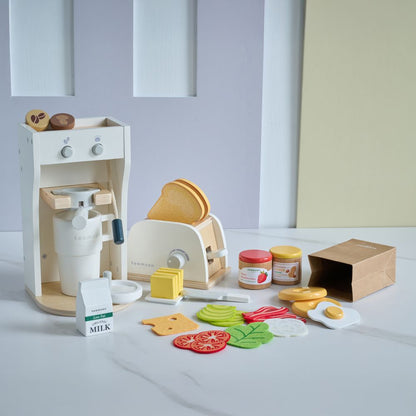 Little Chef Santa Barbara Wooden Healthy Breakfast to Go