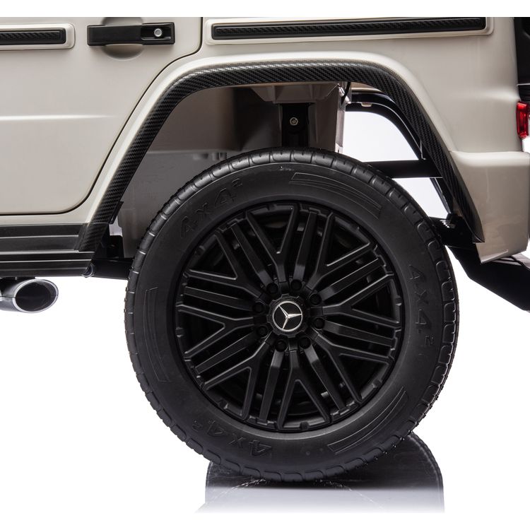 Mercedes G-Wagon 24V 4x4 2-Seater Ride on Car - White