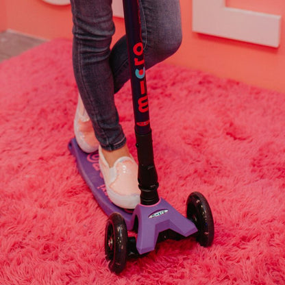 Micro Maxi Foldable LED Scooter -  Purple