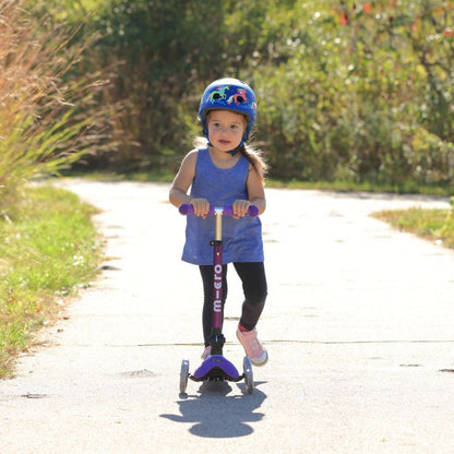 Micro Mini Foldable LED Scooter - Purple