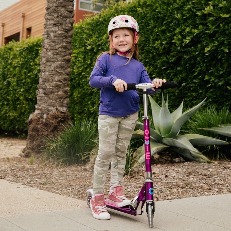 Micro Sprite LED Scooter - Purple Stripe