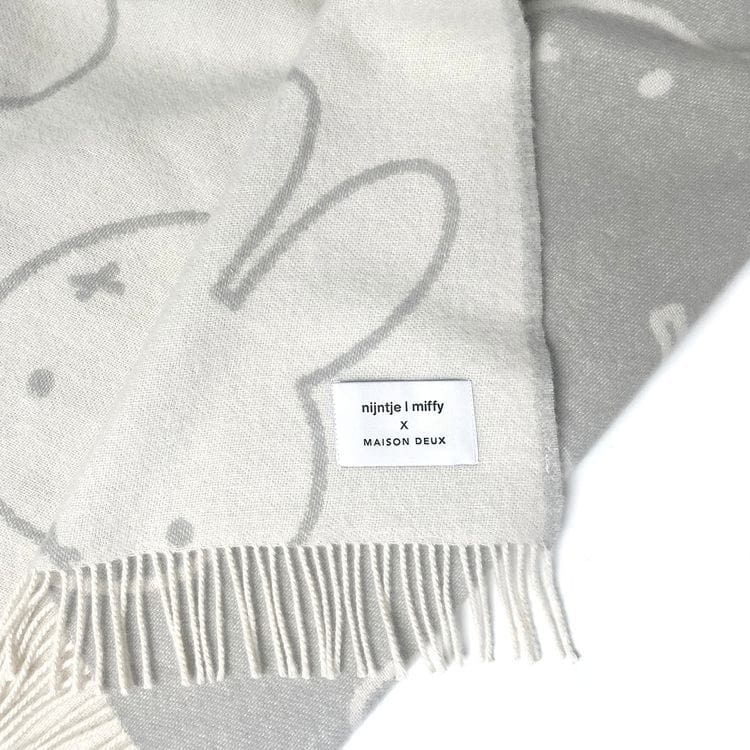 Miffy Blanket - Cloud White/Grey