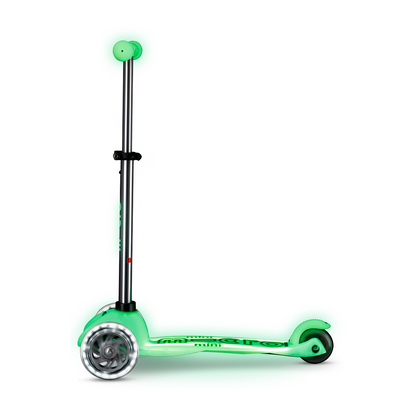 Mini Deluxe Glow LED Plus Scooter - Icy Lime