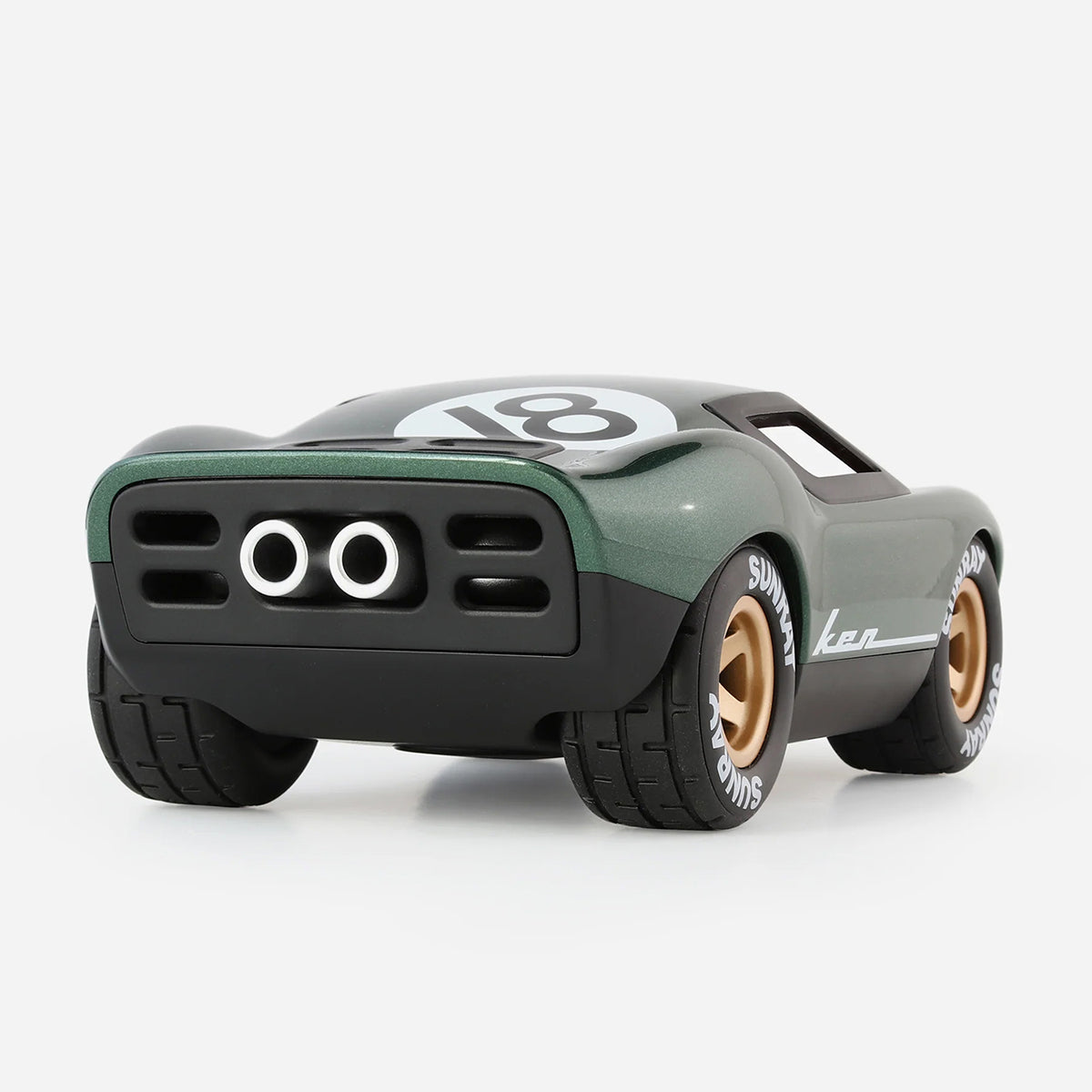Mini Ken Rogers Toy Car - Metallic Green