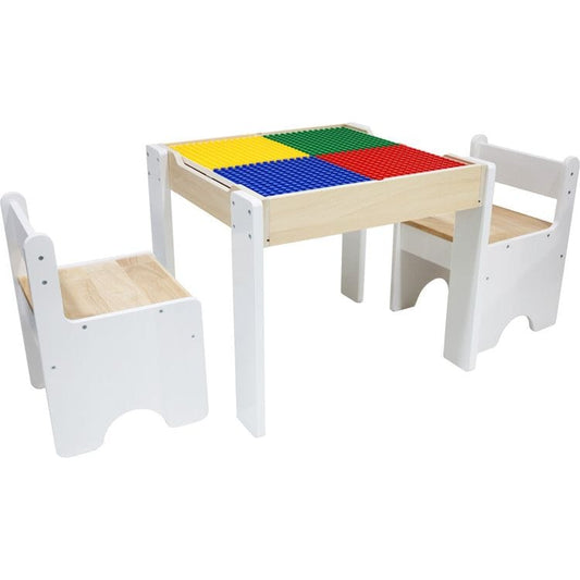 Multi-Activity Table with Reversible Tabletop & Chairs Set