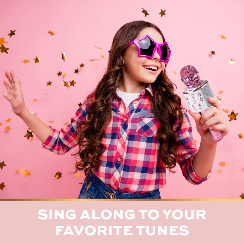 Musical Microphone Rhinestone Bluetooth Broadcaster