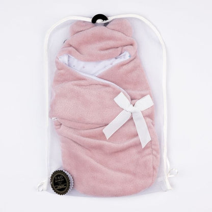 My FAO Doll Swaddle - Orchid Pink With Ears