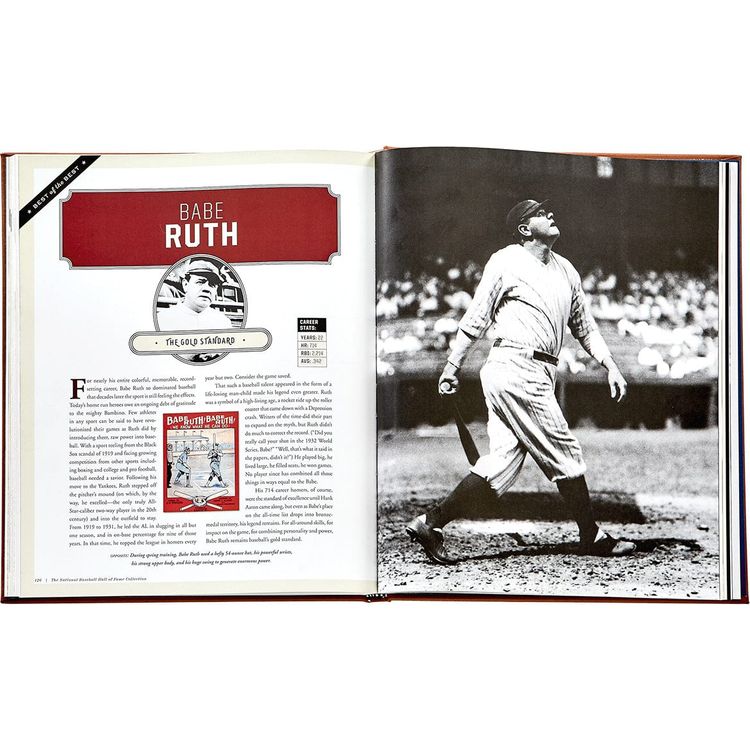National Baseball Hall of Fame Book Leather Edition