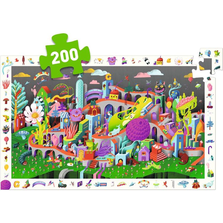 Observation 200 Piece Puzzle - Crazy Town