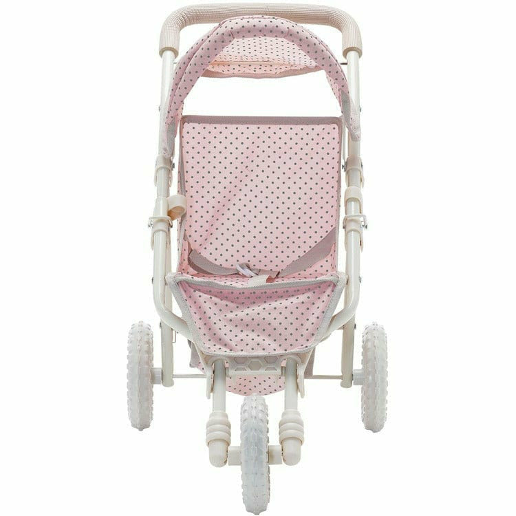 Polka Dots Princess Baby Doll Jogging Stroller - Pink