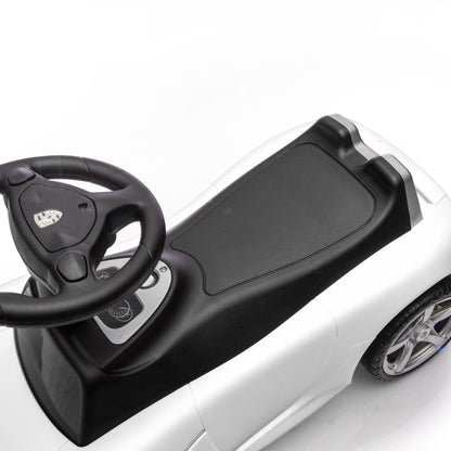 Porsche 911 Carrera GT Foot-to-Floor Ride-On - White
