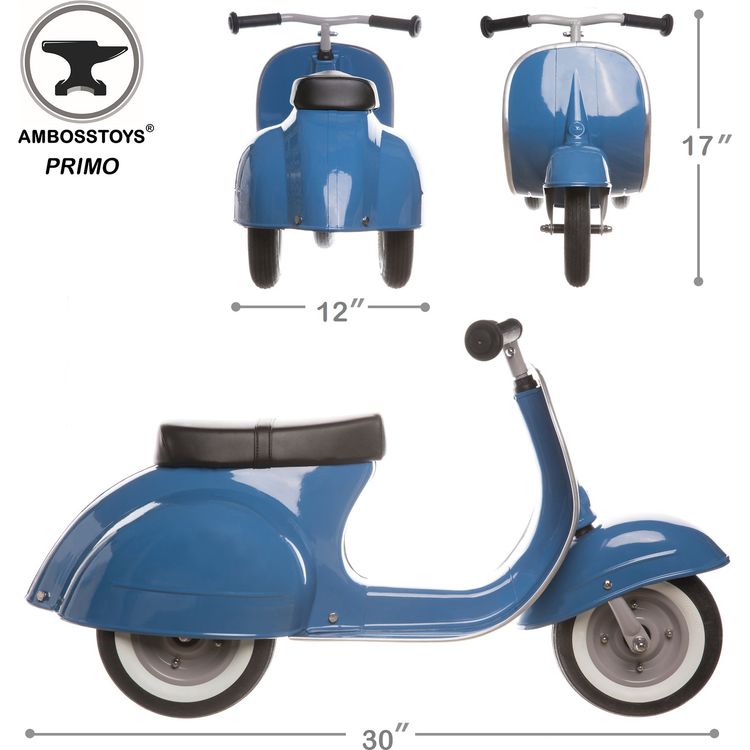 Primo Classic Ride-On Scooter - Blue