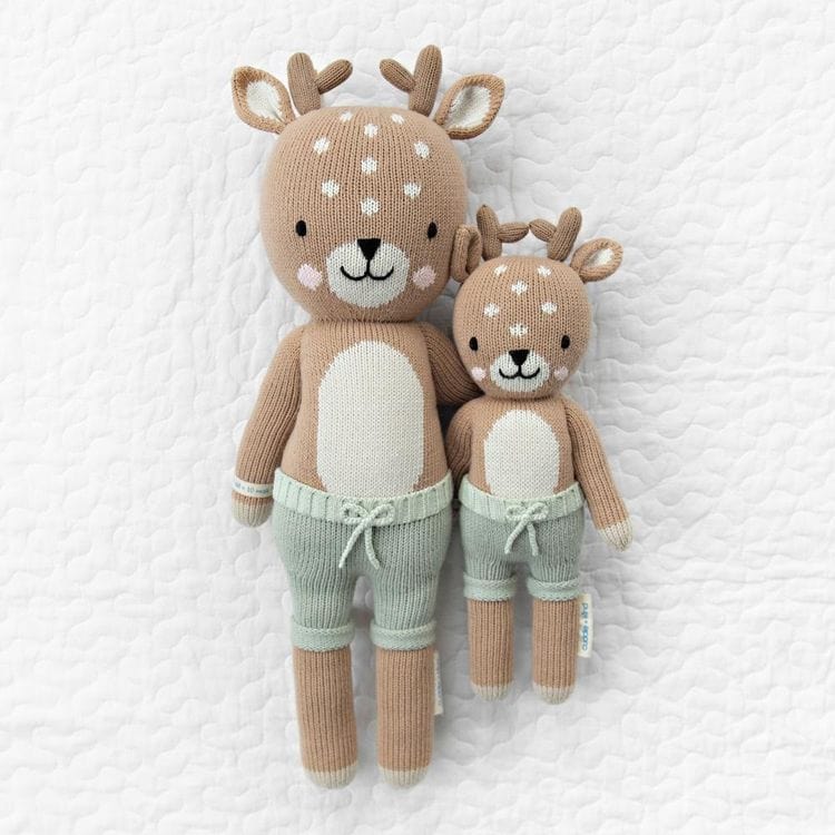 Regular 20" Elliott the Fawn Hand-Knit Doll