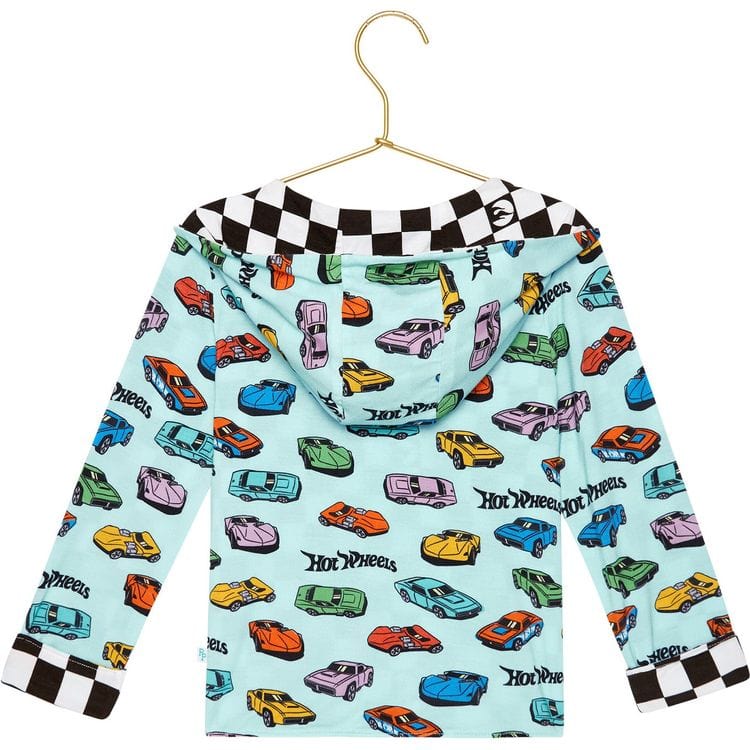 Retro Hot Wheels - Long Sleeve Reversible Kids Jacket
