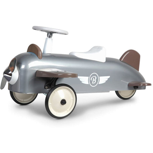 Ride-On Speedster Plane - Silver