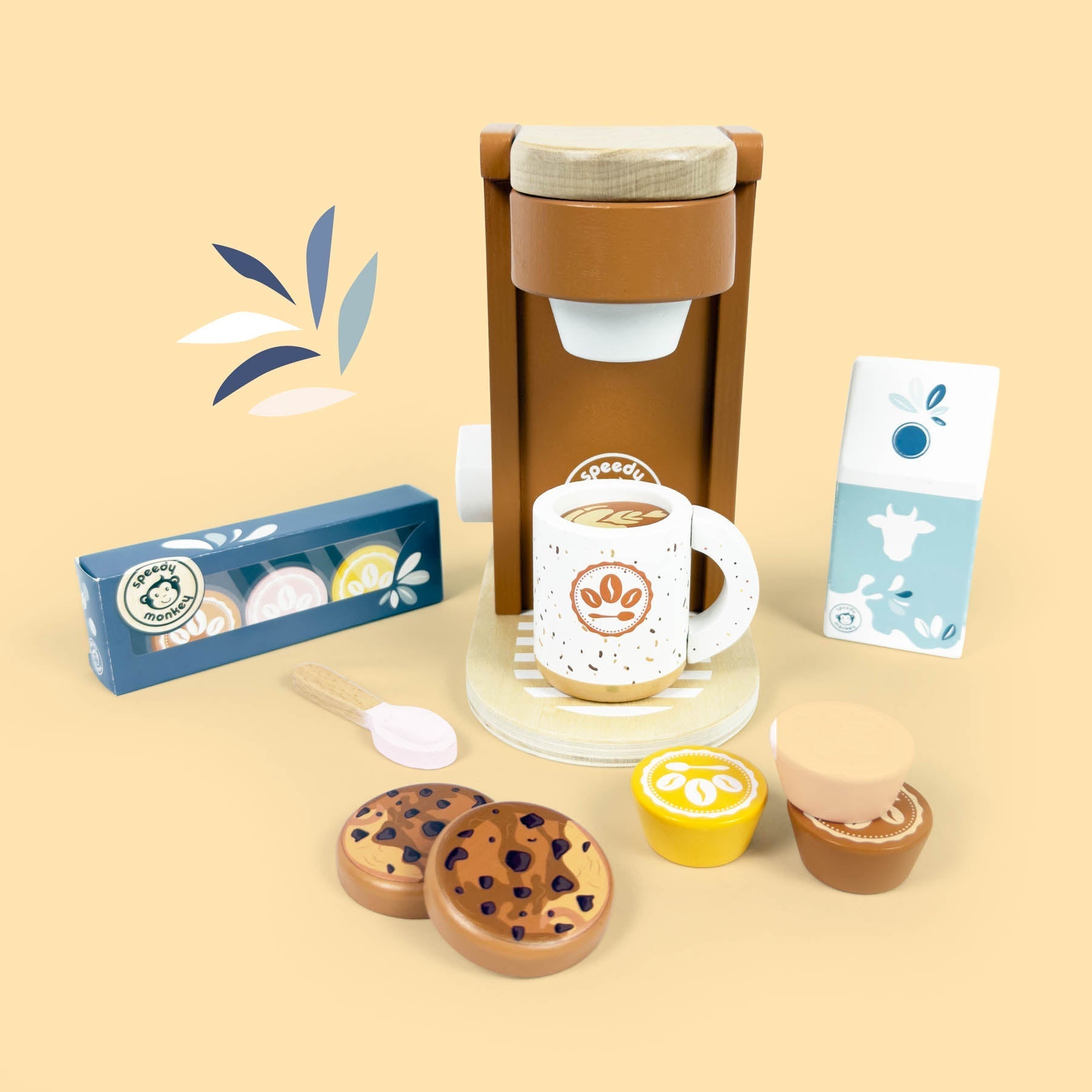 Toy Wood Coffee Machine