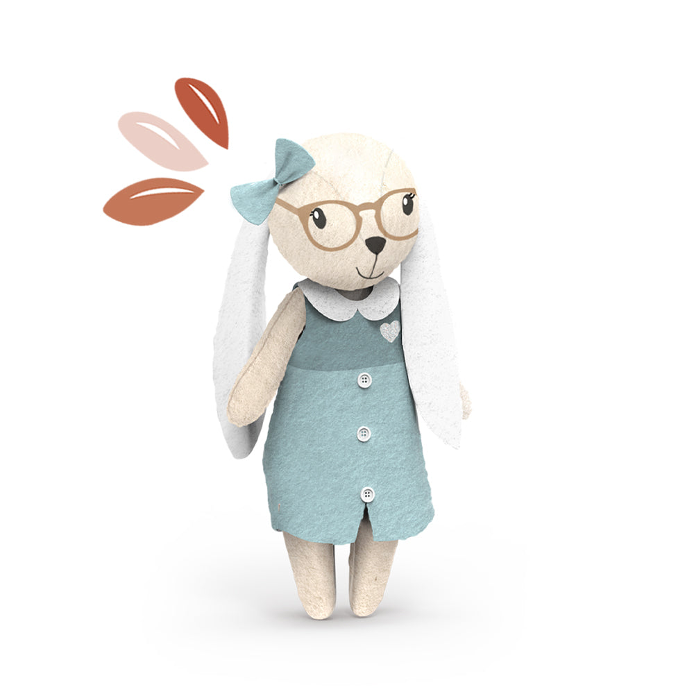 Rabbit Family Doll Set