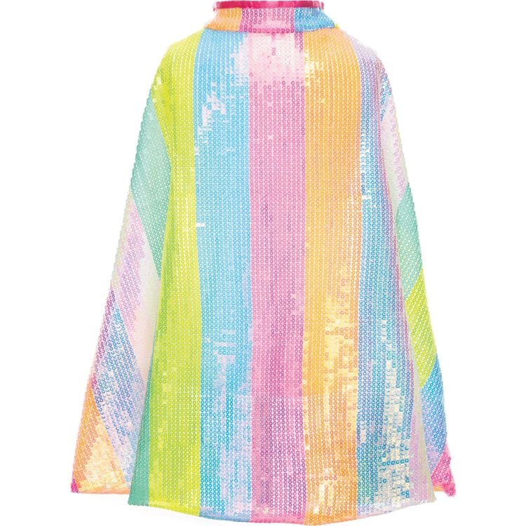 Stripy Sequin Cape -  Size 4-6 Years