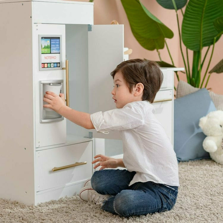 Teamson Kids Little Chef Charlotte Modern Modular Wooden Play Kitchen, White