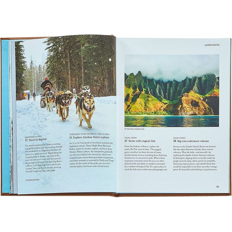 The Family Bucket List Book Leather Edition