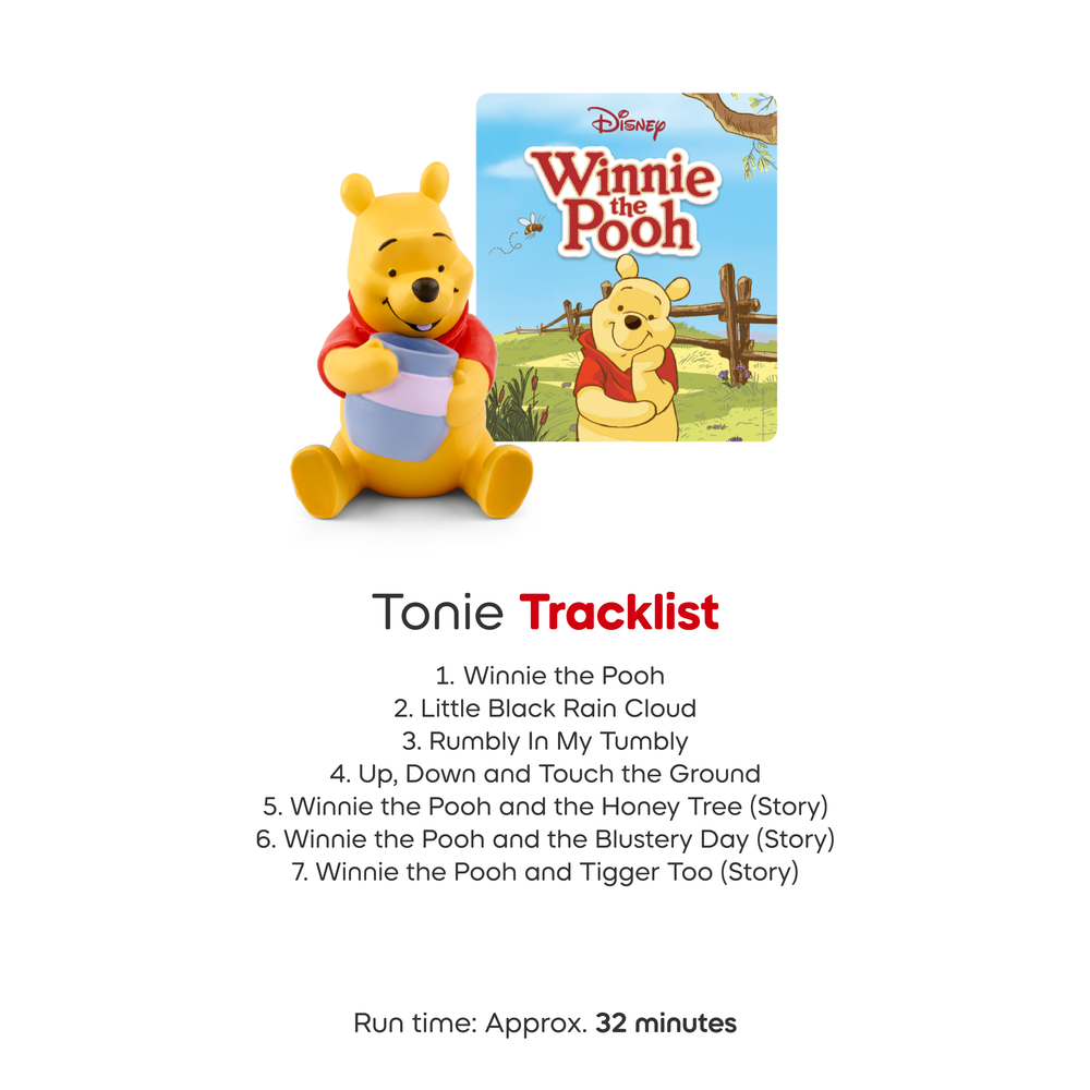 Tonies Disney Winnie the Pooh Toniebox 2 Play Set - Sunset Red