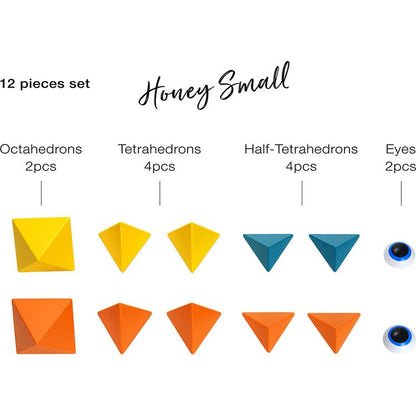 Trido Honey Small Magnet Building Set - 12 Pieces