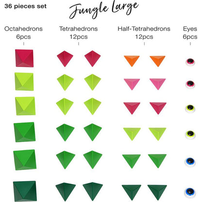 Trido Jungle Large Magnet Building Set - 36 Pieces