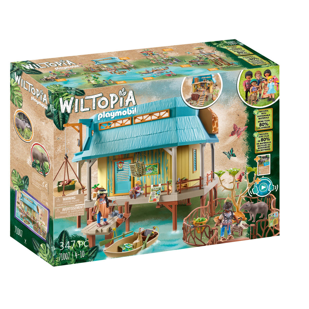 Wiltopia Animal Care Station Playset