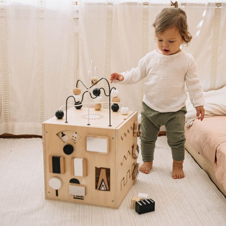 Wooden Activity Busy Box