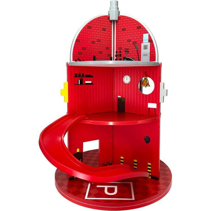 Wooden Fire Station Playset