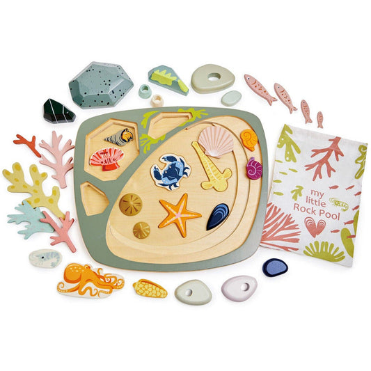 Wooden My Little Rock Pool Activity Toy