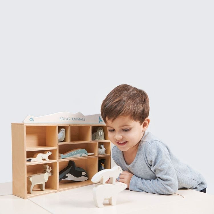 Wooden Polar Animals Set