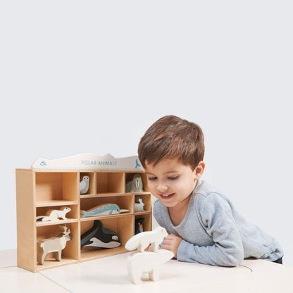 Wooden Polar Animals Set