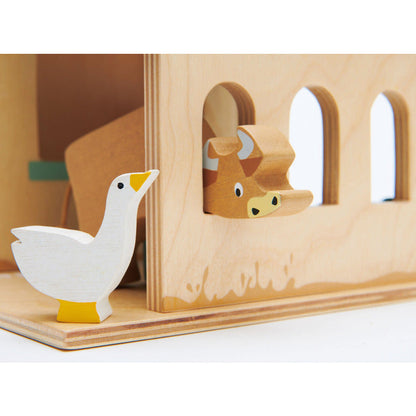 Wooden Tender Leaf Farm Playset