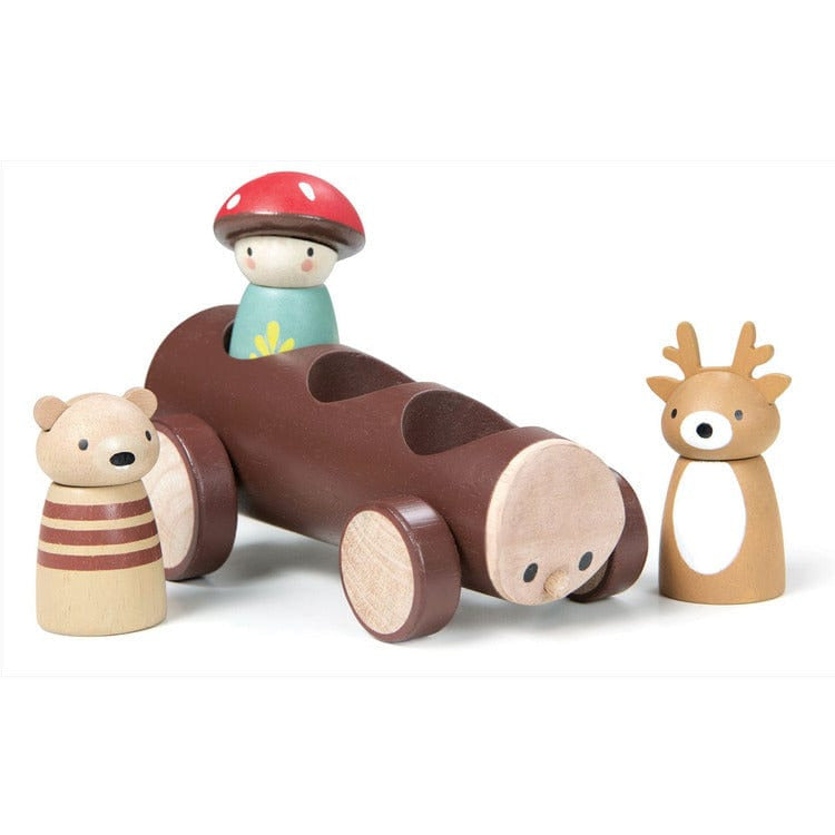 Wooden Timber Taxi Toy