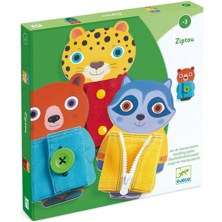Zipping Wooden Skill Boards