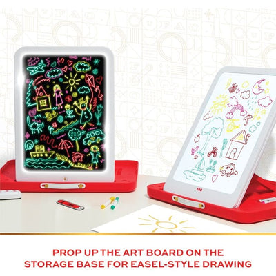 FAO Schwarz Creativity Glow & Go Easel 3-In-1