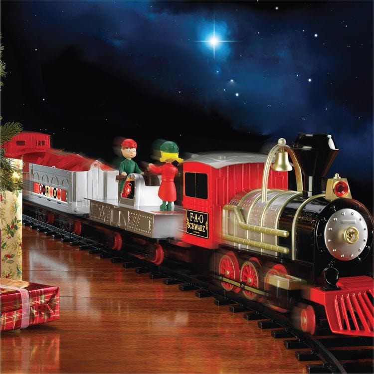 FAO Schwarz Vehicles 30-Piece Motorized Train Set