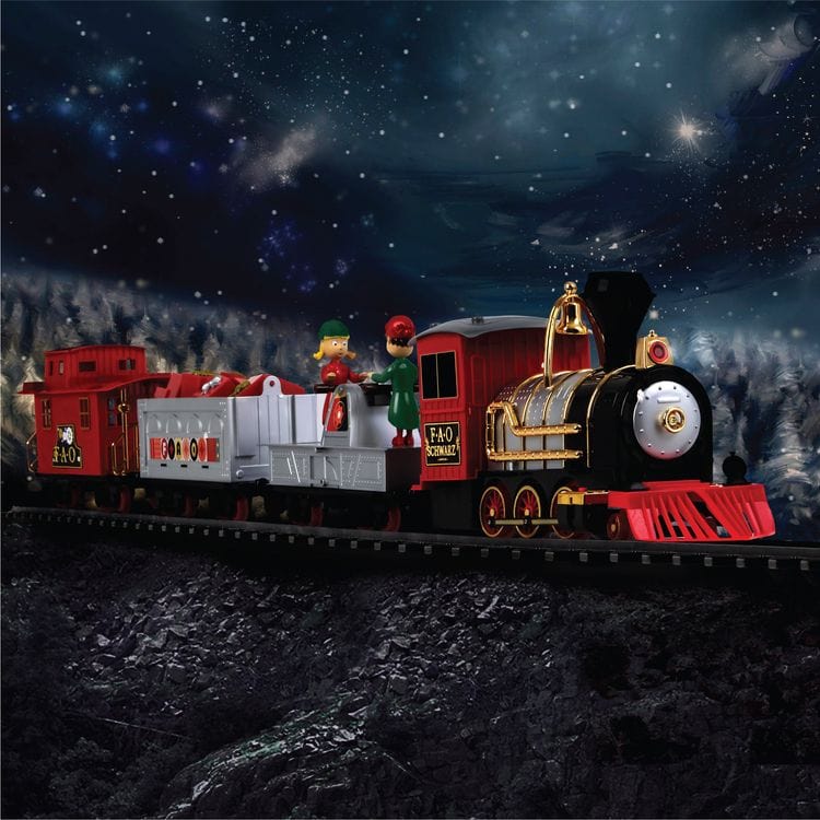 FAO Schwarz Vehicles 30-Piece Motorized Train Set