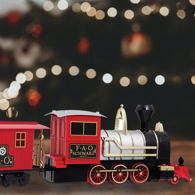 FAO Schwarz Vehicles 30-Piece Motorized Train Set