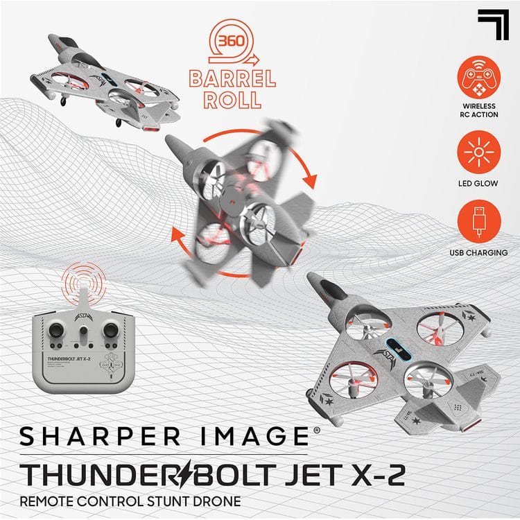 Sharper Image Vehicles Thunderbolt Jet X-2