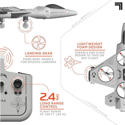 Sharper Image Vehicles Thunderbolt Jet X-2