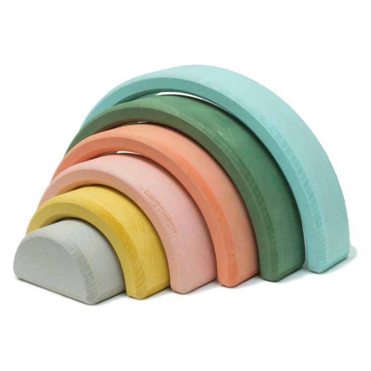 Wonder & Wise Infants Rainbow Nesting Blocks