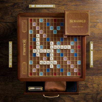 WS Game Company Games Scrabble Luxury Edition