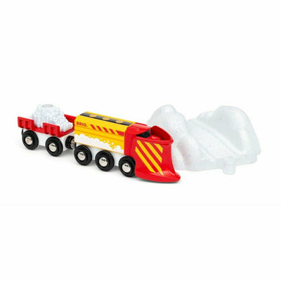 Brio Vehicles Snow Plow Train