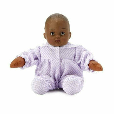 Madame Alexander Dolls Lavender Check Huggums Dark Skin Tone