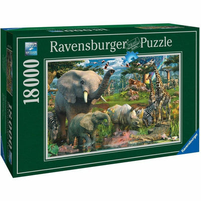 Ravensburger Puzzles At The Water hole, 18,000 piece puzzle